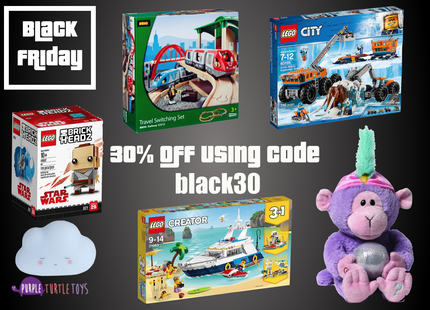 Black Friday Sale at Purple Turtle Toys store